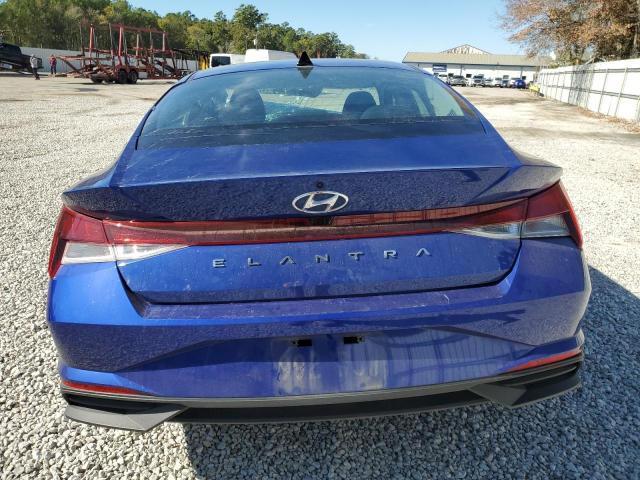 5NPLM4AGXNH083581 - 2022 HYUNDAI ELANTRA SEL BLUE photo 6