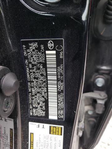 JTDL9RFU7L3014899 - 2020 TOYOTA PRIUS LE BLACK photo 12