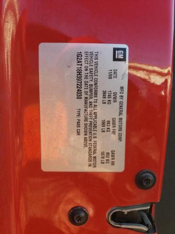 1G2AT18H397224030 - 2009 PONTIAC G5 GT RED photo 12