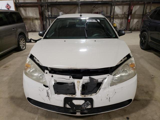 1G2ZG57B184193680 - 2008 PONTIAC G6 BASE WHITE photo 5