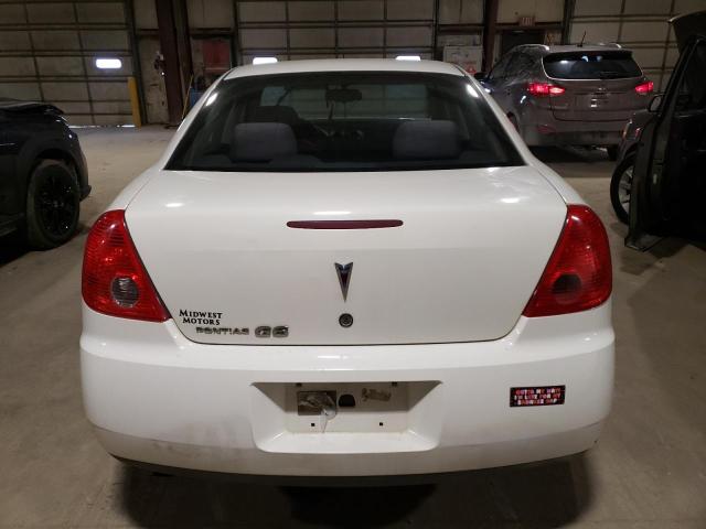 1G2ZG57B184193680 - 2008 PONTIAC G6 BASE WHITE photo 6