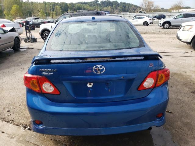 1NXBU4EE0AZ244181 - 2010 TOYOTA COROLLA BASE BLUE photo 6