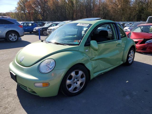 3VWCP21C22M460299 - 2002 VOLKSWAGEN NEW BEETLE GLS TDI GREEN photo 1