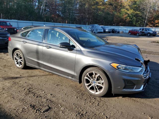 3FA6P0CD3LR137917 - 2020 FORD FUSION SEL GRAY photo 4