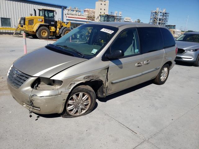 1A4GJ45R27B207279 - 2007 CHRYSLER TOWN & COU LX TAN photo 1