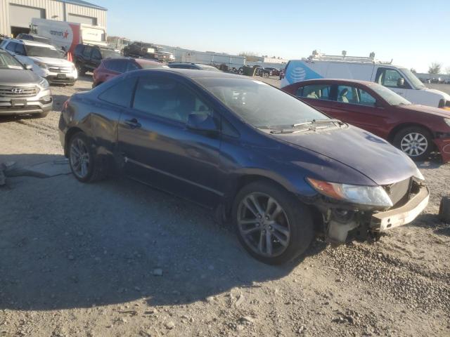 2HGFG11637H553750 - 2007 HONDA CIVIC LX BLUE photo 4