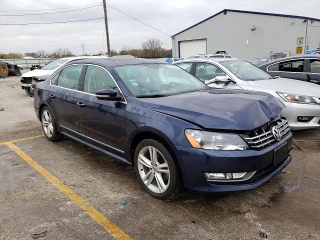 1VWCS7A33EC081278 - 2014 VOLKSWAGEN PASSAT SEL BLUE photo 4