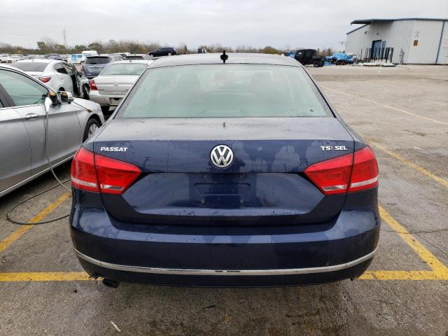 1VWCS7A33EC081278 - 2014 VOLKSWAGEN PASSAT SEL BLUE photo 6