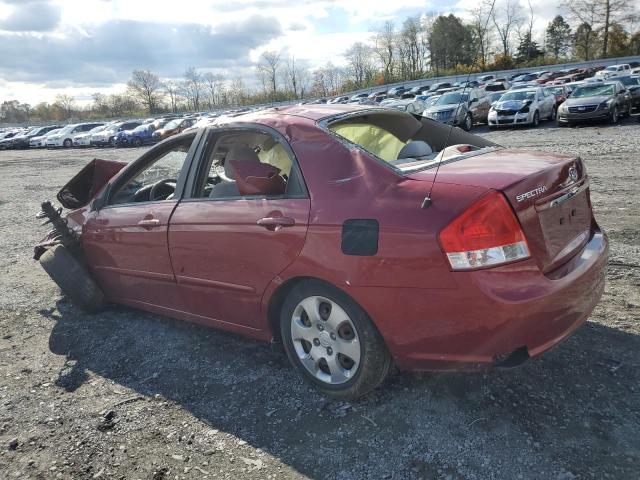 KNAFE222095645671 - 2009 KIA SPECTRA EX RED photo 2