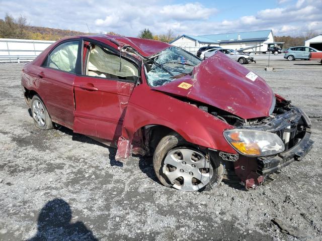 KNAFE222095645671 - 2009 KIA SPECTRA EX RED photo 4