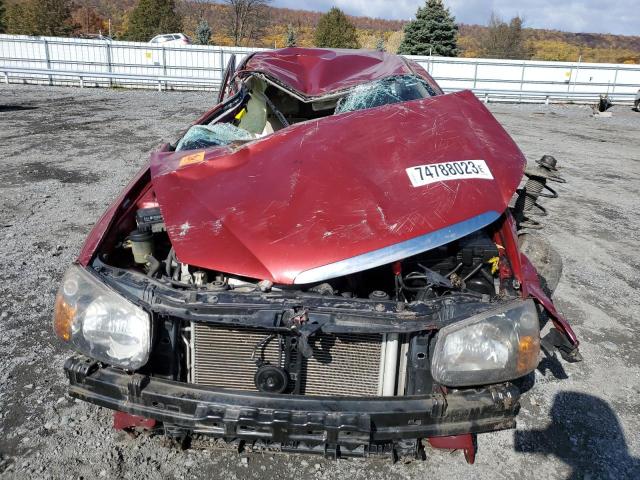 KNAFE222095645671 - 2009 KIA SPECTRA EX RED photo 5