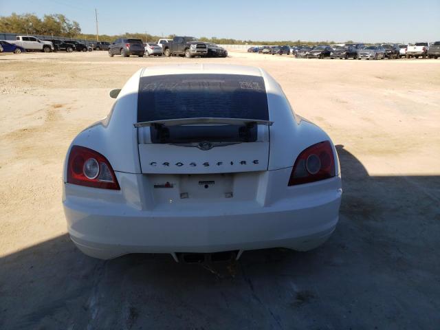 1C3AN69LX6X063374 - 2006 CHRYSLER CROSSFIRE LIMITED WHITE photo 6