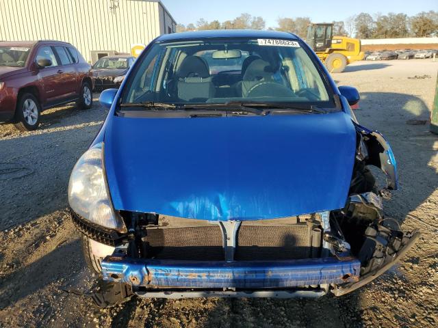 JHMGD38417S063858 - 2007 HONDA FIT BLUE photo 5