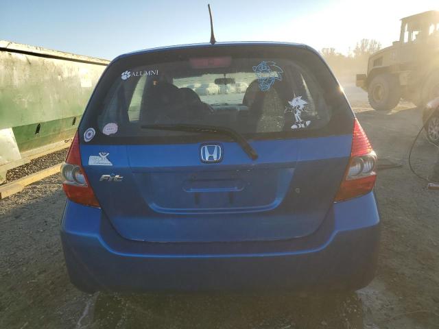 JHMGD38417S063858 - 2007 HONDA FIT BLUE photo 6