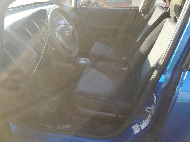 JHMGD38417S063858 - 2007 HONDA FIT BLUE photo 7