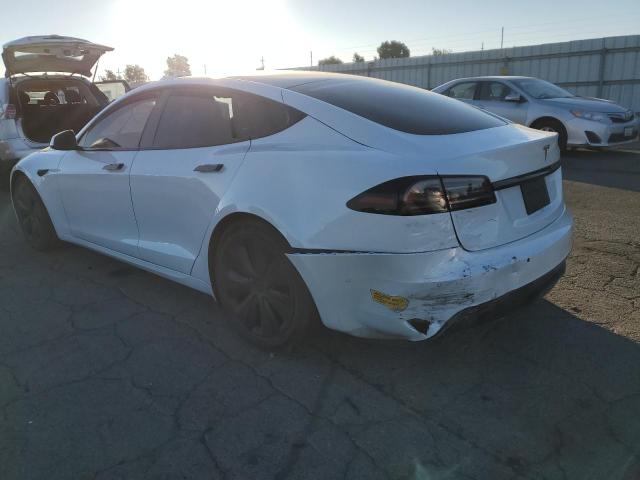 5YJSA1E55NF483350 - 2022 TESLA MODEL S Սպիտակ լուսանկար 2