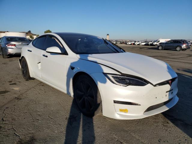 5YJSA1E55NF483350 - 2022 TESLA MODEL S Սպիտակ լուսանկար 4