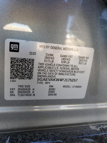 5GAEVAKW4PJ175257 - 2023 BUICK ENCLAVE ESSENCE Gümüş foto 13