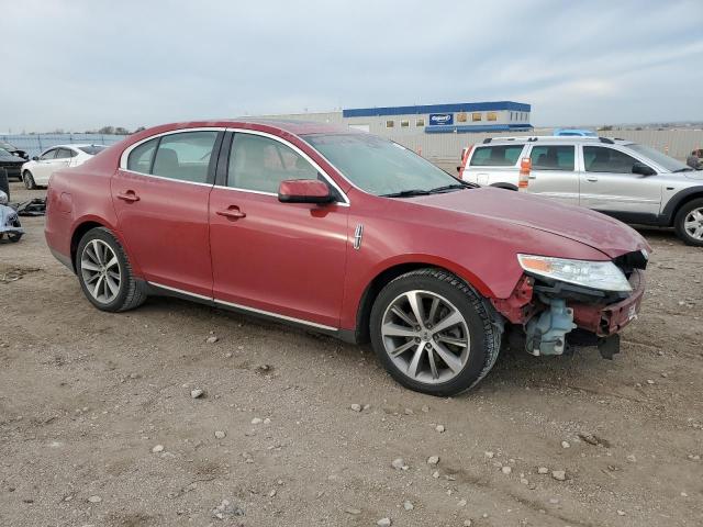 1LNHM93R59G625127 - 2009 LINCOLN MKS RED photo 4