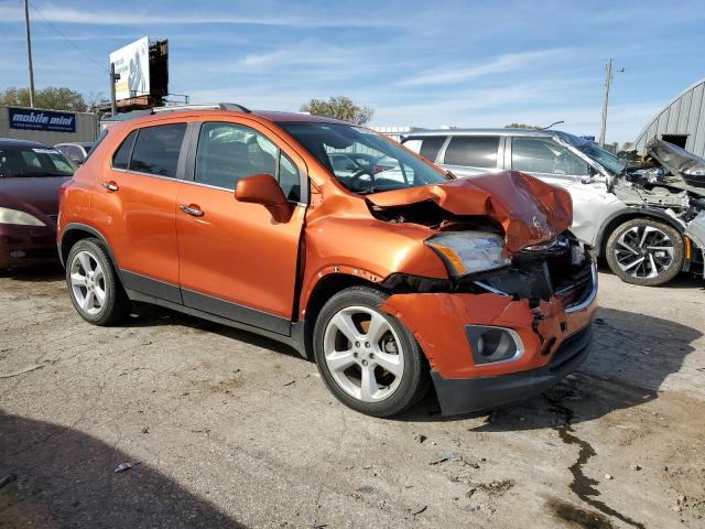 KL7CJNSB8FB079417 - 2015 CHEVROLET TRAX LTZ ORANGE photo 4