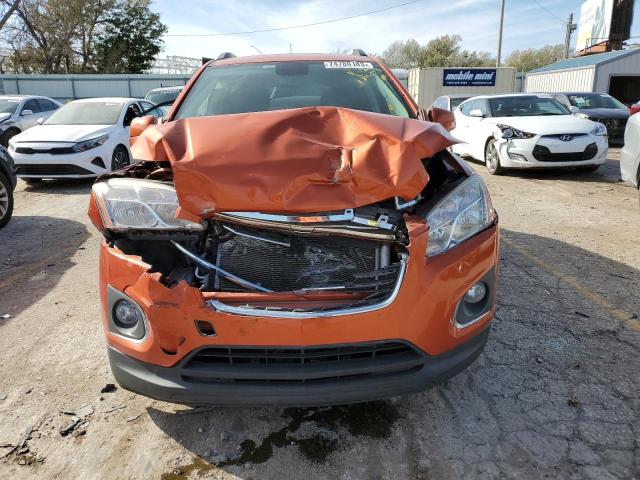 KL7CJNSB8FB079417 - 2015 CHEVROLET TRAX LTZ ORANGE photo 5