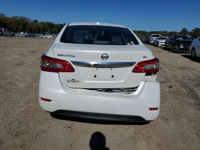 3N1AB7AP1FY341833 - 2015 NISSAN SENTRA S WHITE photo 6