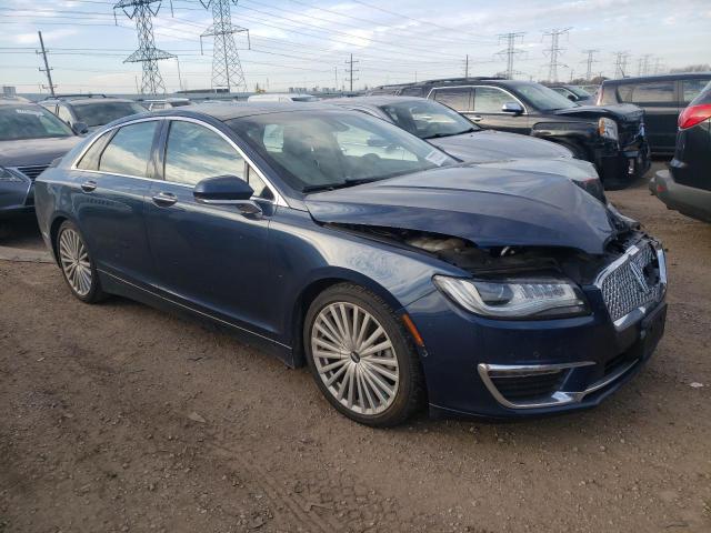 3LN6L5FC3HR618954 - 2017 LINCOLN MKZ RESERVE BLUE photo 4