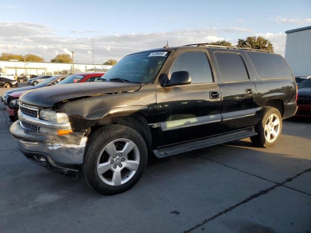 3GNEC16T03G146717 - 2003 CHEVROLET SUBURBAN C1500 BLACK photo 1