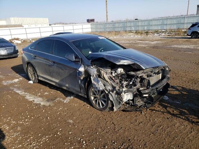 5NPE24AF7KH768588 - 2019 HYUNDAI SONATA SE GRAY photo 4