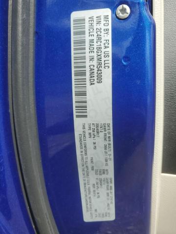 2C4RC1BGXMR543009 - 2021 CHRYSLER PACIFICA TOURING L Mavi foto 13