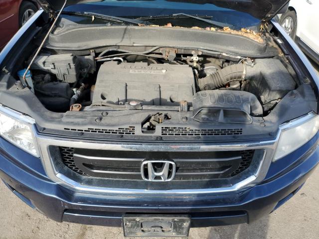 5FPYK1F24AB006339 - 2010 HONDA RIDGELINE RT BLUE photo 11