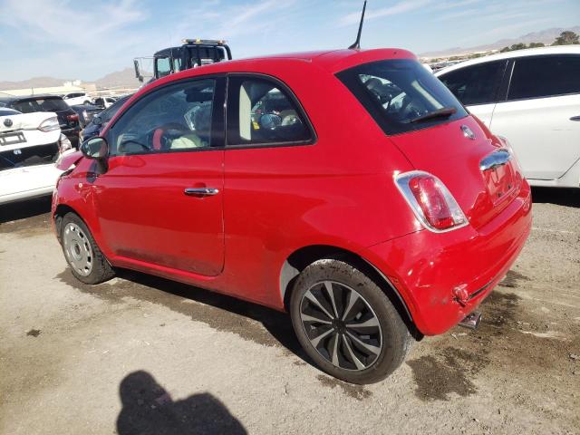 3C3CFFARXFT545280 - 2015 FIAT 500 POP RED photo 2