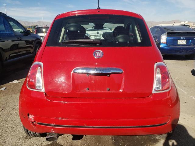 3C3CFFARXFT545280 - 2015 FIAT 500 POP RED photo 6