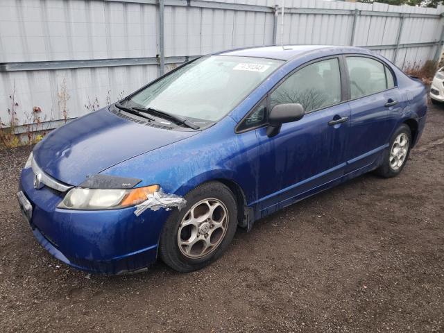 2HGFA16346H022233 - 2006 HONDA CIVIC DX VP BLUE photo 1
