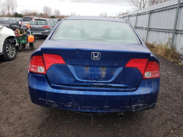 2HGFA16346H022233 - 2006 HONDA CIVIC DX VP BLUE photo 6