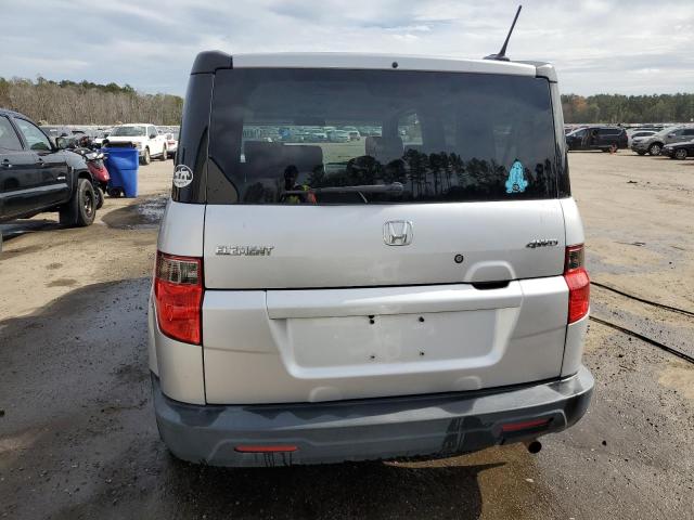 5J6YH2H70AL003421 - 2010 HONDA ELEMENT EX SILVER photo 6