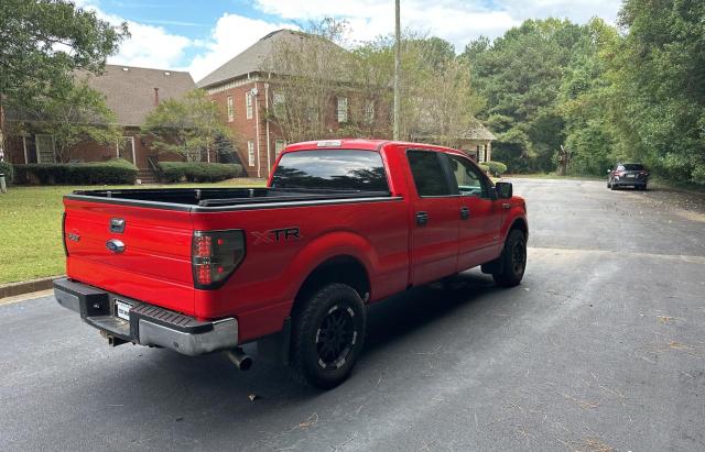 1FTFW1ET1EFC02660 - 2014 FORD F150 SUPERCREW RED photo 4