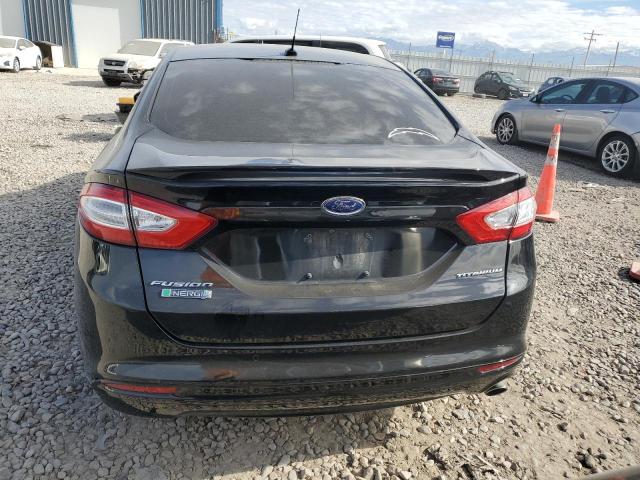 3FA6P0SU8GR315635 - 2016 FORD FUSION TITANIUM PHEV BLACK photo 6