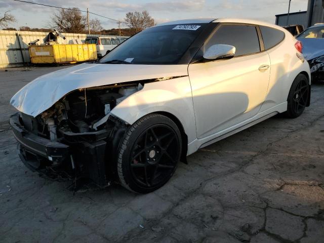 KMHTC6AE6GU271113 - 2016 HYUNDAI VELOSTER TURBO WHITE photo 1