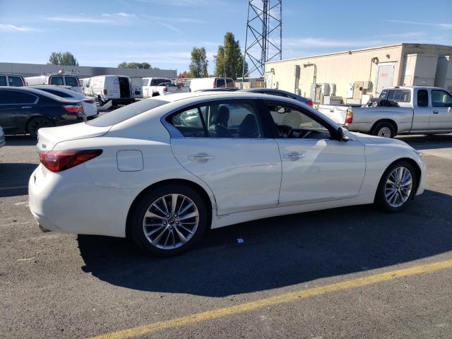 JN1EV7BP7MM705227 - 2021 INFINITI Q50 LUXE WHITE photo 3