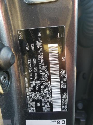 JTEBU5JR5J5509699 - 2018 TOYOTA 4RUNNER SR5/SR5 PREMIUM 灰色 照片 13