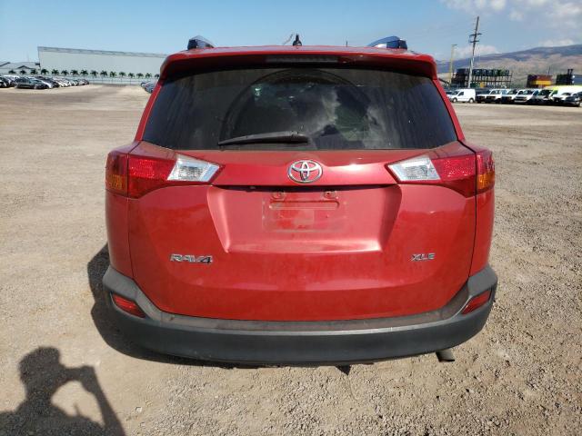 JTMWFREV8D5007031 - 2013 TOYOTA RAV4 XLE RED photo 6