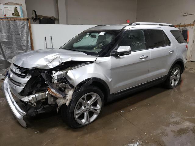 1FM5K7F80DGB68266 - 2013 FORD EXPLORER LIMITED SILVER photo 1