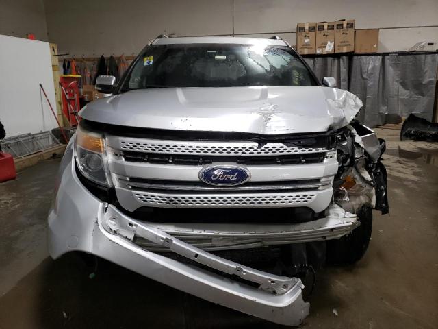 1FM5K7F80DGB68266 - 2013 FORD EXPLORER LIMITED SILVER photo 5