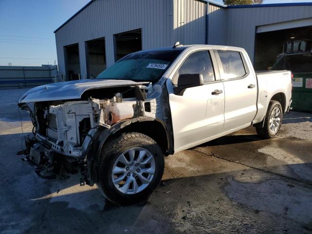 1GCPDBEK2NZ538078 - 2022 CHEVROLET silverado K1500 CUSTOM SILVER photo 1