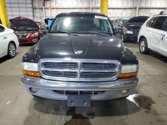 1D7HL48N74S573673 - 2004 DODGE DAKOTA QUAD SLT BLACK photo 5