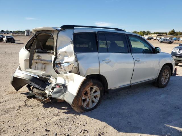 5TDZK3EH1DS098332 - 2013 TOYOTA HIGHLANDER BASE WHITE photo 3