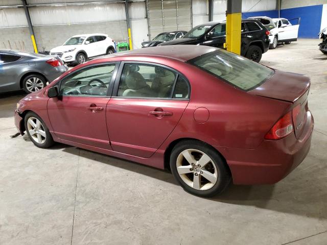 1HGFA16826L138013 - 2006 HONDA CIVIC EX MAROON photo 2