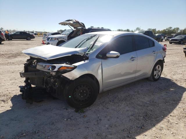 3KPFK4A74HE014221 - 2017 KIA FORTE LX GRAY photo 1