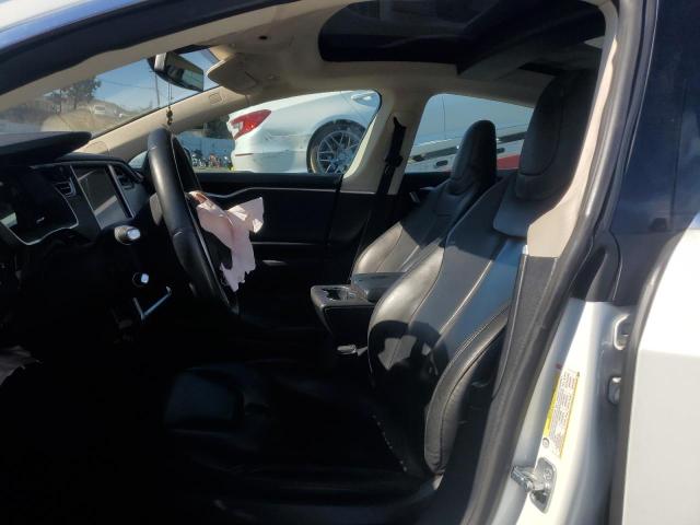 5YJSA1H10EFP49897 - 2014 TESLA MODEL S WHITE photo 7